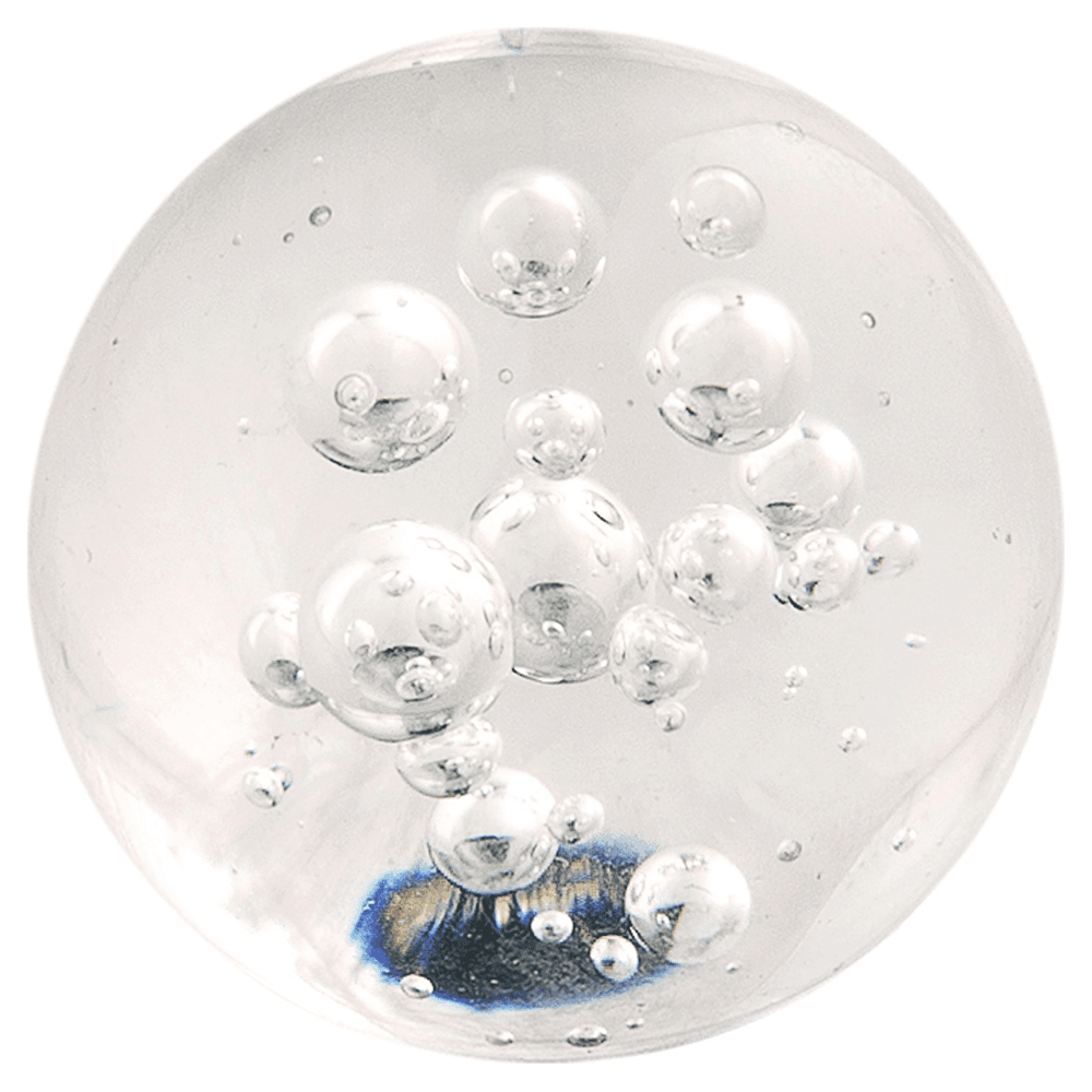 1-1/4" x 7/8" Crystal Palace Cabinet Knob, Glass/Chrome (10/Box) Alt 2 - Image
