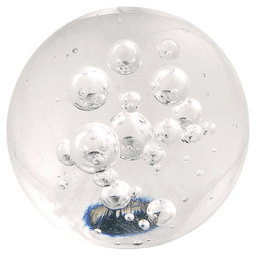 1-1/4" x 7/8" Crystal Palace Cabinet Knob, Glass/Chrome (10/Box) Alt 2 - Image
