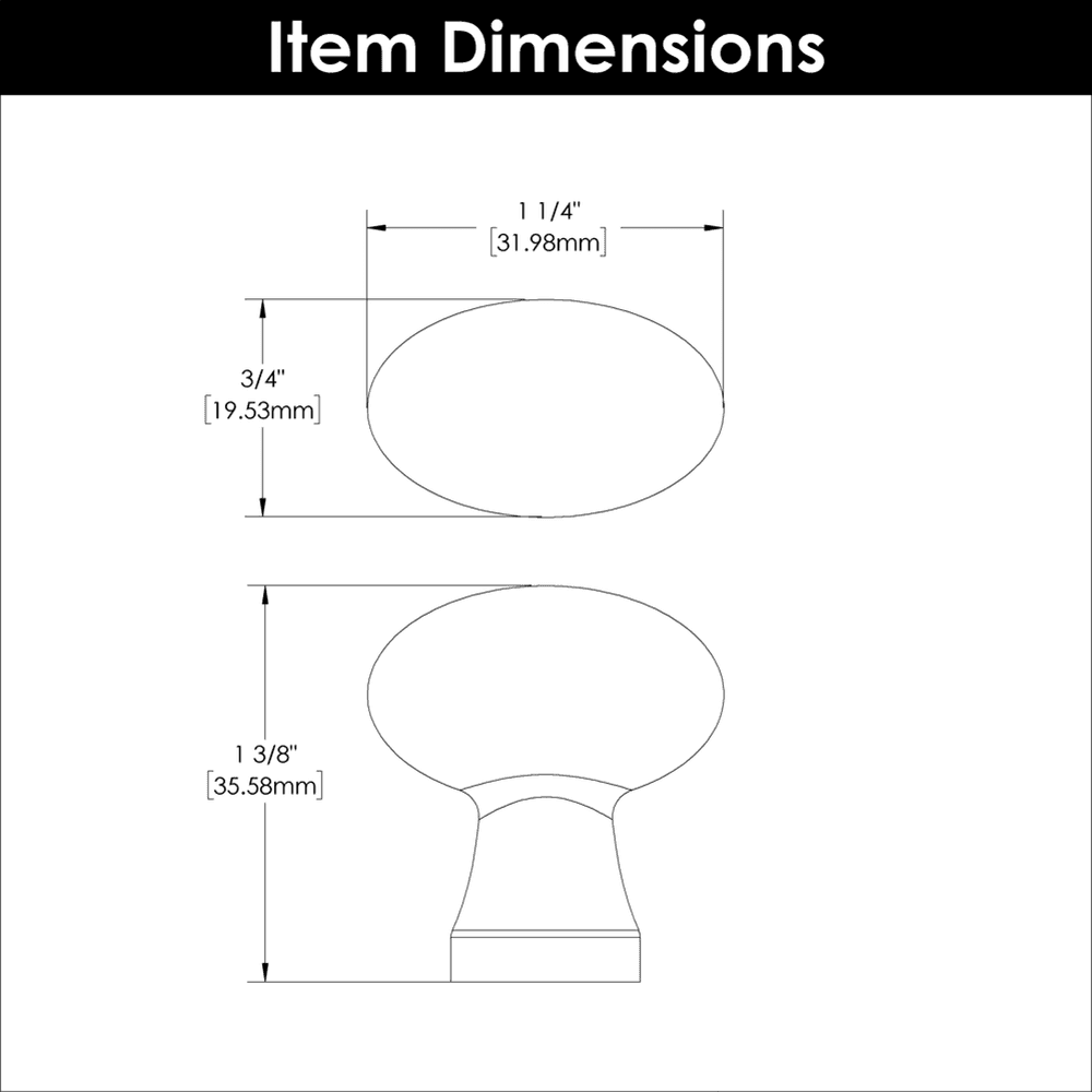 1-1/4" x 3/4" Crystal Palace Cabinet Knob, Glass/Satin Nickel (10/Box) Alt 1 - Image