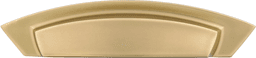 3" Velocity Cup Pull, Flat Ultra Brass (5/Box) Alt 1 - Image