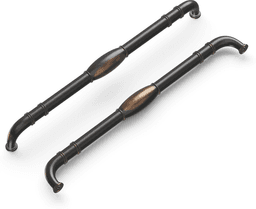18" Williamsburg Appliance Pull, Oil-Rubbed Bronze Highlighted (5/Box) Main - Image