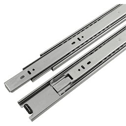 Drawer Slide Full Extension, Side-Mount, Cadmium , 12" Main - Image