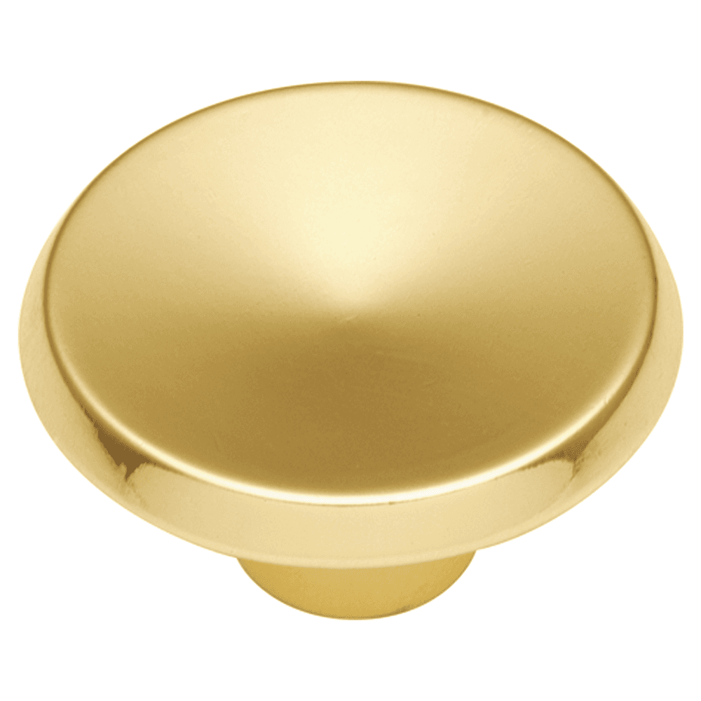 1-1/2" Metropolis Cabinet Knob, Polished Brass Main - Image