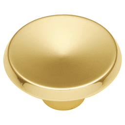 1-1/2" Metropolis Cabinet Knob, Polished Brass Main - Image