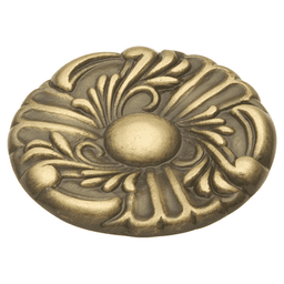 1-1/2" x 1/4" Cavalier Cabinet Knob, Antique Brass Main - Image