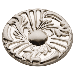 1-1/2" x 1/4" Cavalier Cabinet Knob, Satin Nickel Main - Image