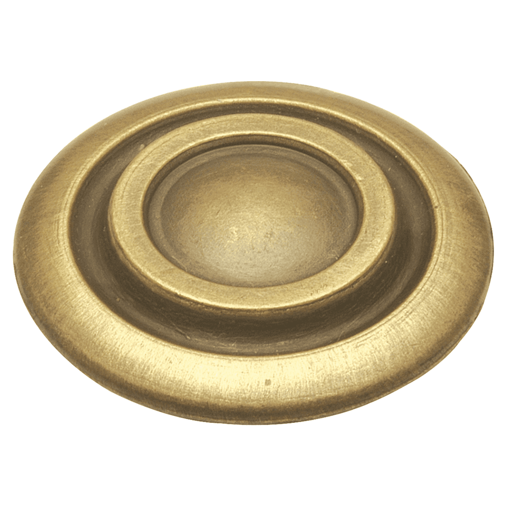 1-1/4" Cavalier Cabinet Knob, Antique Brass Main - Image