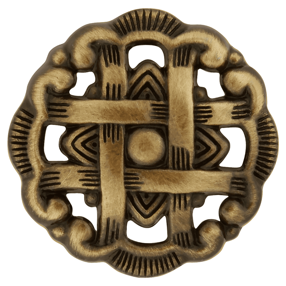 1-1/2" x 5/16" Cavalier Cabinet Knob, Antique Brass Alt 1 - Image