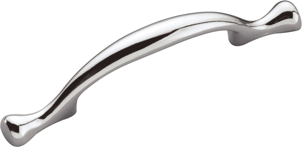 3" x 5" x 1/2" Southwest Arch Pull, Chrome Main - Image