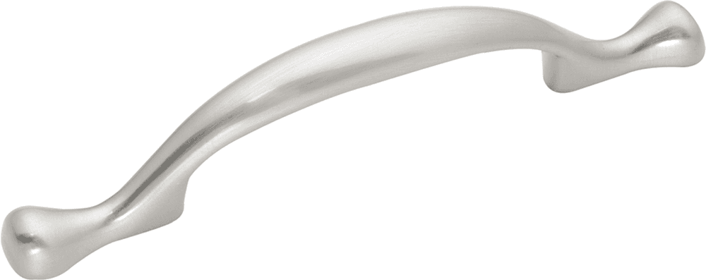 3" x 5" x 1/2" Southwest Arch Pull, Satin Nickel Main - Image