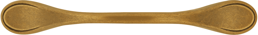 3" x 5" x 11/16" Southwest Arch Pull, Lustre Brass Alt 1 - Image