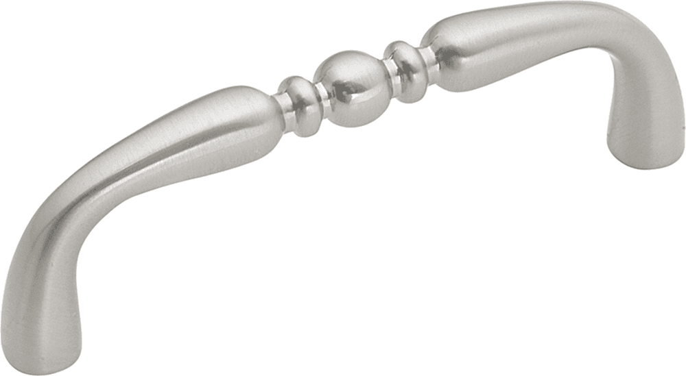 3" x 3-1/4" x 3/8" Southwest Handle Pull, Satin Nickel Main - Image