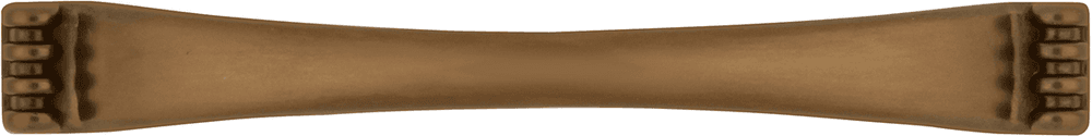 3" x 4-1/2" x 9/16" Southwest Arch Pull, Vintage Bronze Alt 1 - Image