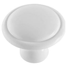 1-3/8" Conquest Cabinet Knob, White Main - Image