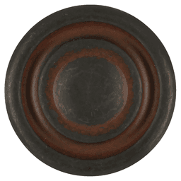 1-3/8" Manchester Cabinet Knob, Rustic Iron Alt 1 - Image