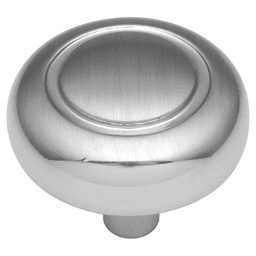 1-1/4" Eclipse Cabinet Knob, Satin Silver Cloud Main - Image