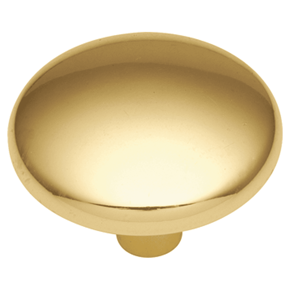 1-3/16" Metropolis Contemporary Cabinet Knob, Polished Brass Main - Image