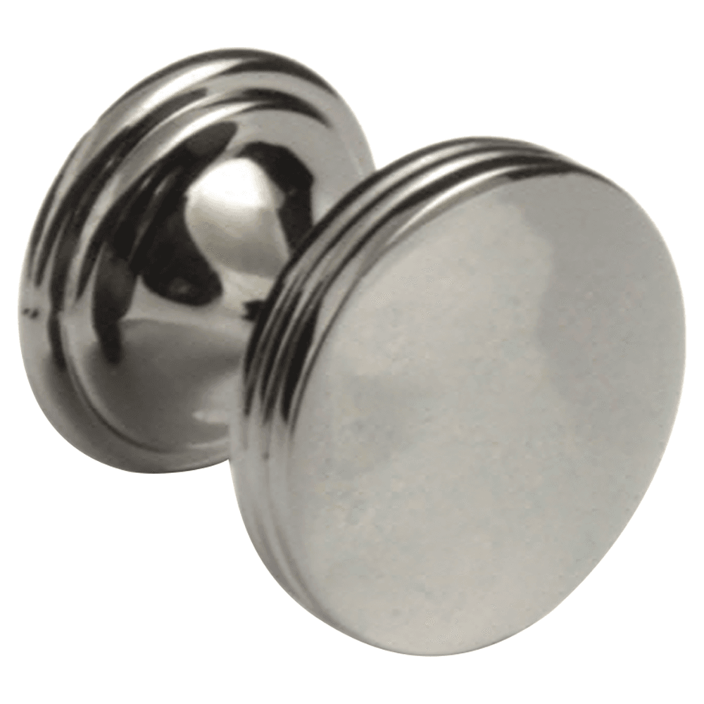 1" American Diner Cabinet Knob, Black Nickel Main - Image