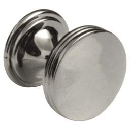 1" American Diner Cabinet Knob, Black Nickel Main - Image