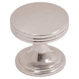 1" American Diner Cabinet Knob, Chrome Main - Image