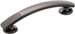 3-3/4" American Diner Arch Pull, Black Nickel Main - Image