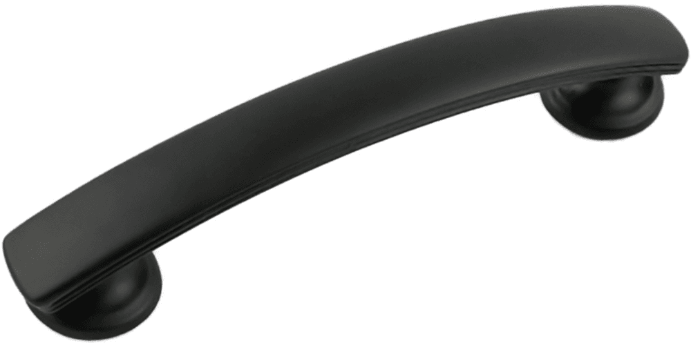 3-3/4" American Diner Arch Pull, Matte Black Main - Image