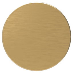 1-3/8" American Diner Cabinet Knob, Brushed Golden Brass (10/Box) Alt 3 - Image