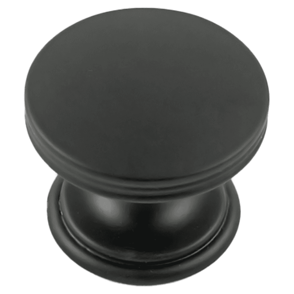 1-3/8" American Diner Cabinet Knob, Matte Black (10/Box) Main - Image