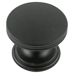 1-3/8" American Diner Cabinet Knob, Matte Black (10/Box) Main - Image