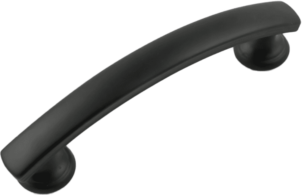 3" American Diner Arch Pull, Matte Black (10/Box) Main - Image