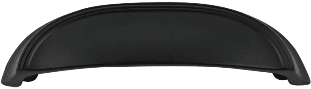 3" American Diner Cup Pull, Matte Black Main - Image