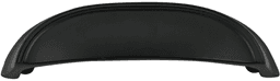 3" American Diner Cup Pull, Matte Black Main - Image