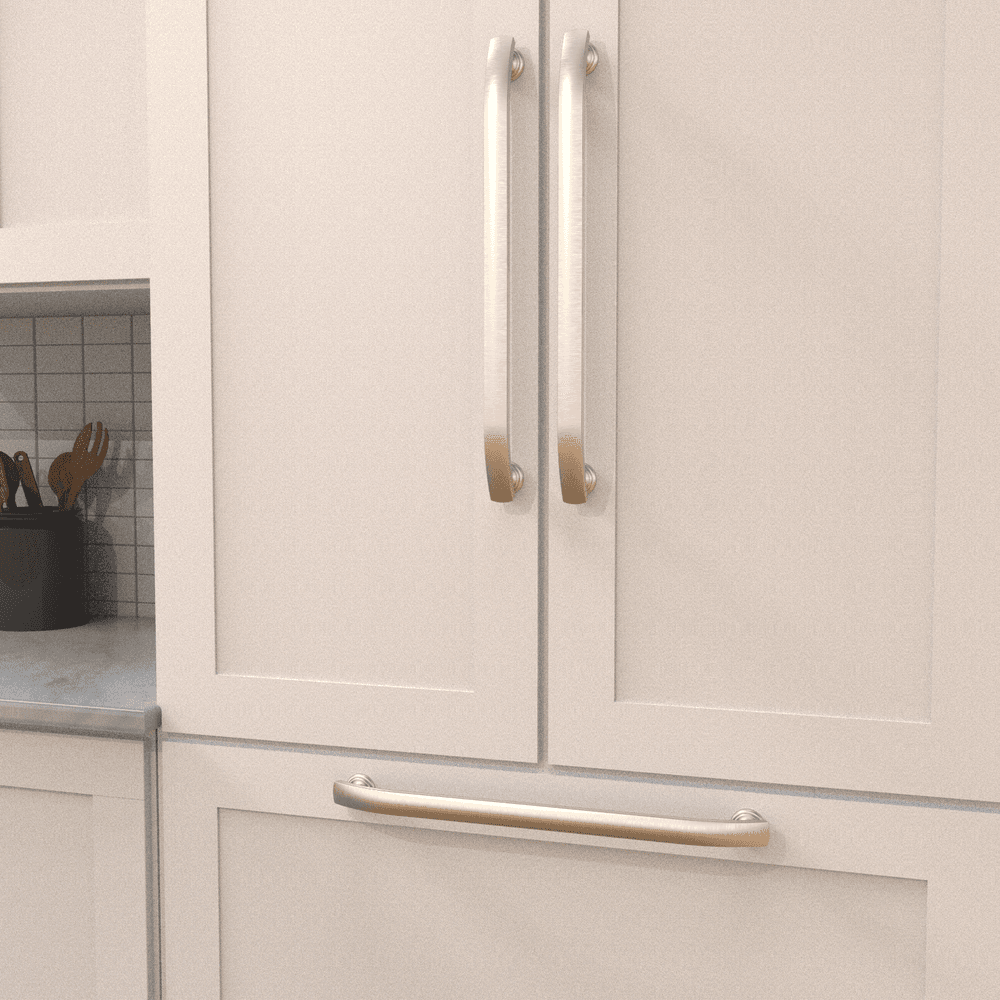 18" American Diner Appliance Pull, Satin Nickel Alt 2 - Image