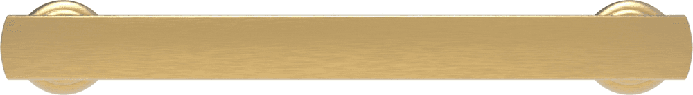 5-1/16" American Diner Arch Pull, Brushed Golden Brass Alt 3 - Image