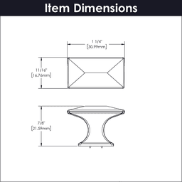 1-1/4" Bungalow Cabinet Knob, Matte Black Alt 3 - Image