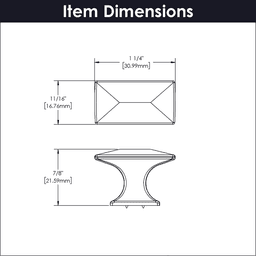 1-1/4" Bungalow Cabinet Knob, Oil-Rubbed Bronze Alt 3 - Image