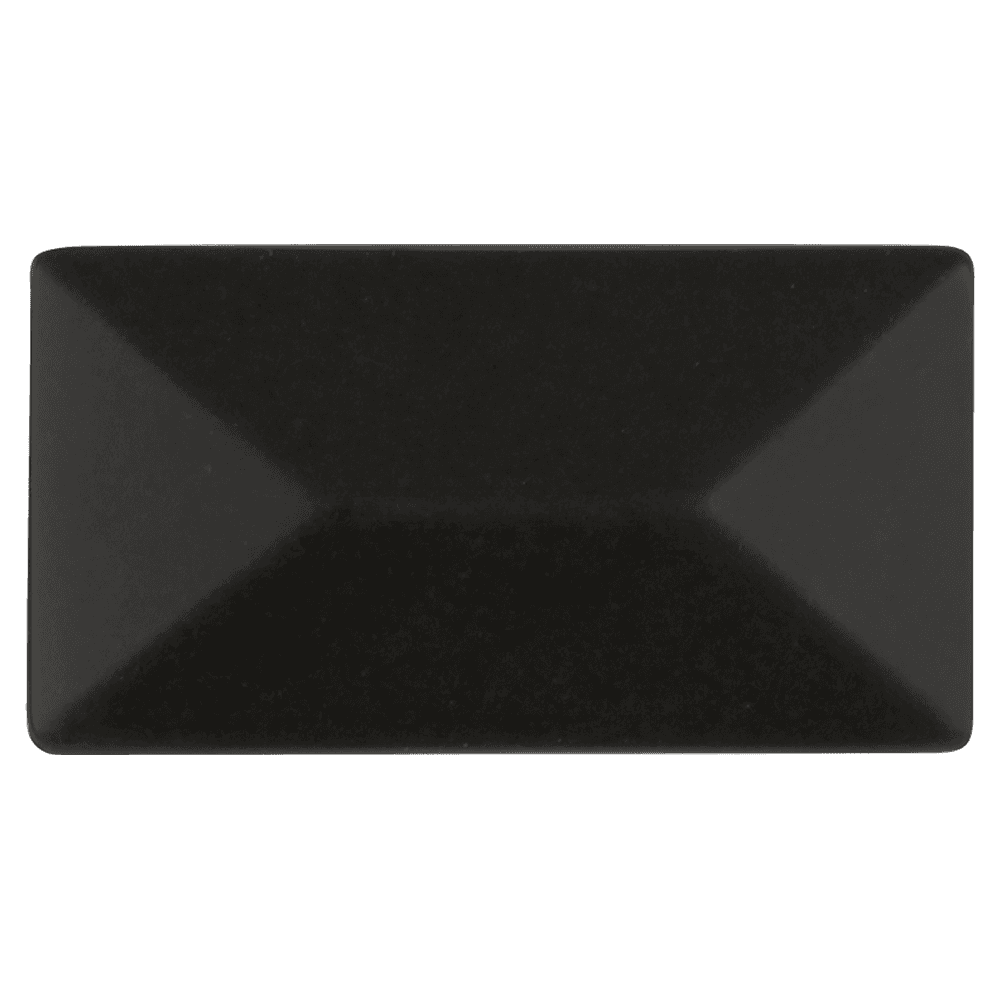 1-3/4" Bungalow Cabinet Knob, Matte Black Alt 1 - Image