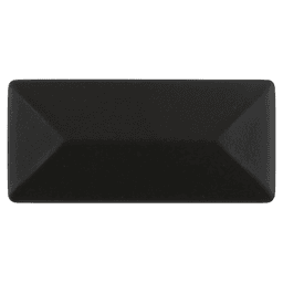 2-5/16" Bungalow Cabinet Knob, Matte Black Alt 1 - Image