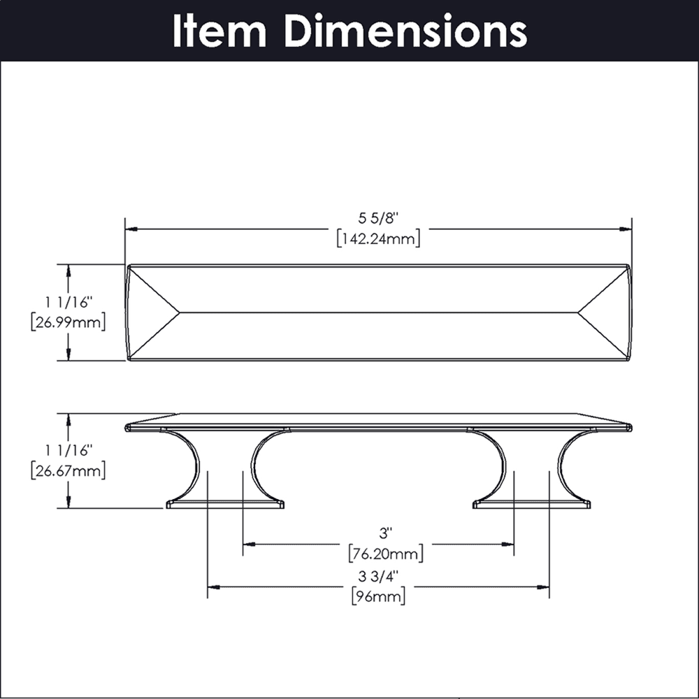 3" Bungalow Cabinet Pull, Satin Nickel Alt 3 - Image