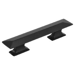 3" Bungalow Cabinet Pull, Matte Black Main - Image