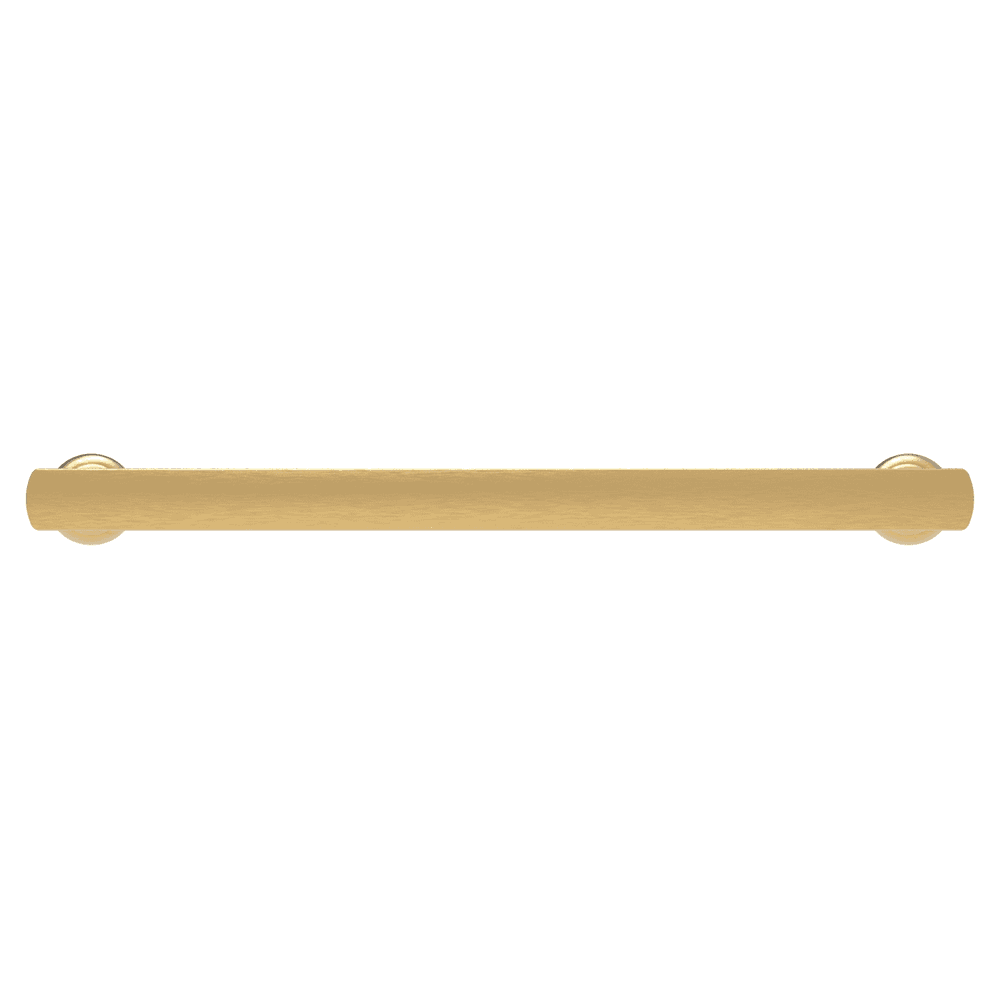 7-9/16" American Diner Arch Pull, Brushed Golden Brass Alt 1 - Image