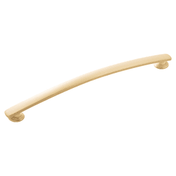 8-13/16" American Diner Arch Pull, Brushed Golden Brass Main - Image