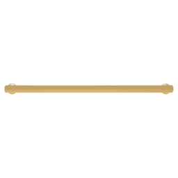 12" American Diner Arch Pull, Brushed Golden Brass Alt 1 - Image