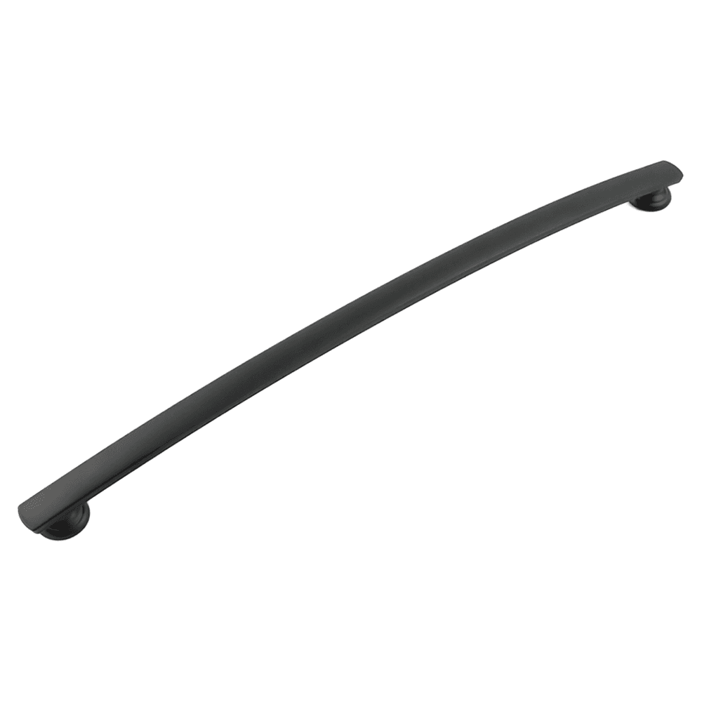 12" American Diner Arch Pull, Matte Black Main - Image