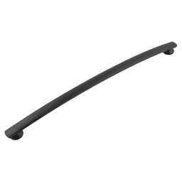 12" American Diner Arch Pull, Matte Black Main - Image
