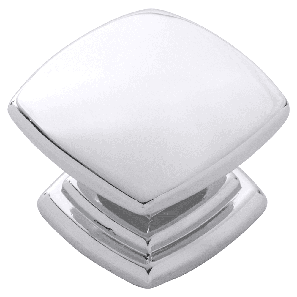 1-1/2" Euro-Contemporary Cabinet Knob, Chrome Main - Image