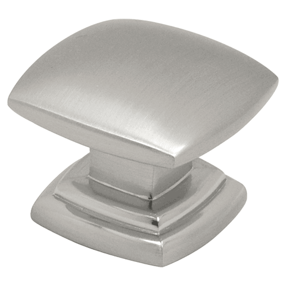 1-1/2" Euro-Contemporary Cabinet Knob, Satin Nickel Main - Image