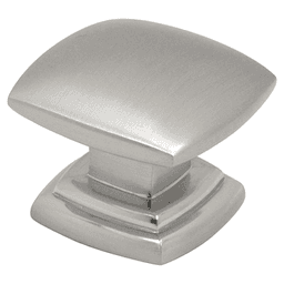 1-1/2" Euro-Contemporary Cabinet Knob, Satin Nickel Main - Image