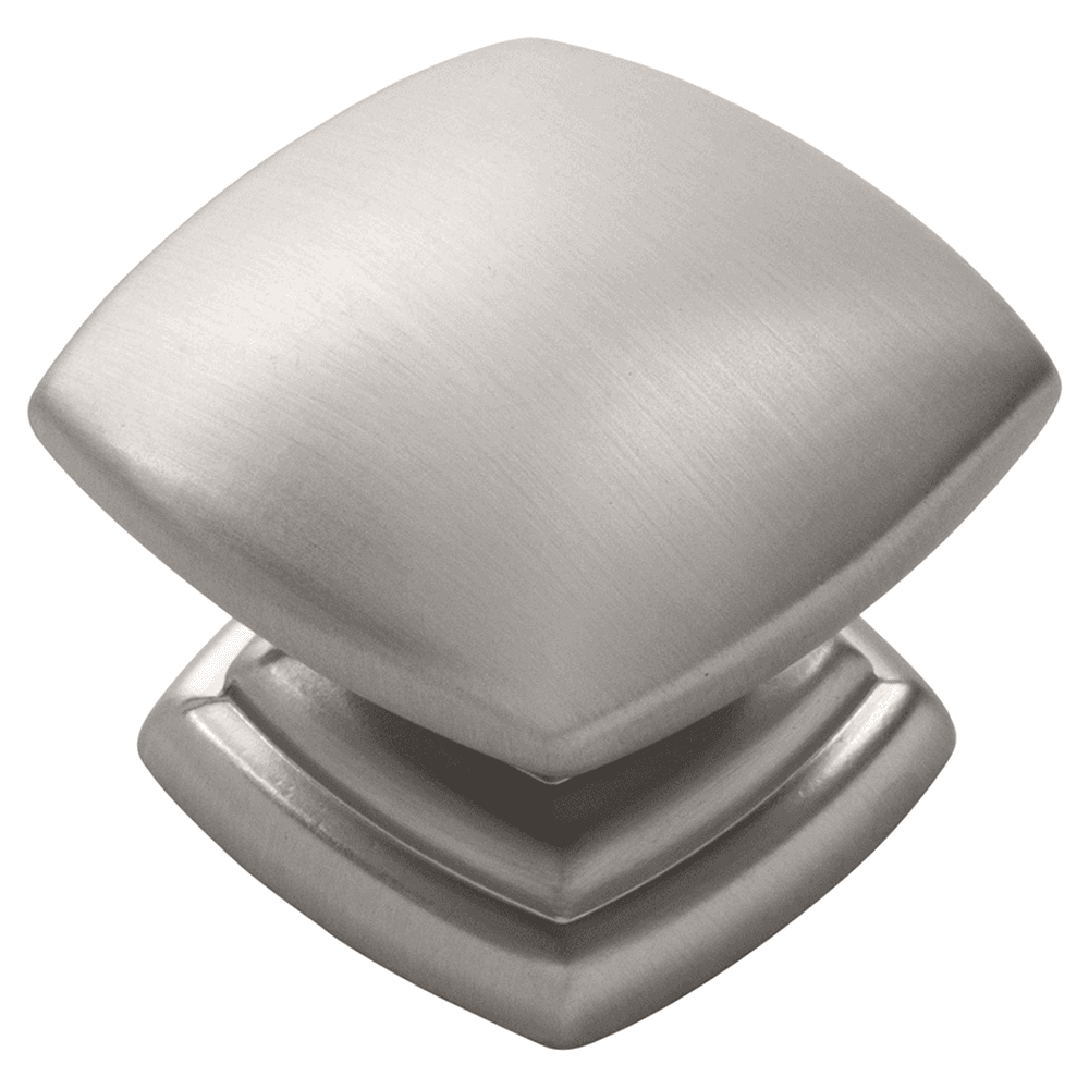 1-1/2" Euro-Contemporary Cabinet Knob, Stainless Steel Main - Image