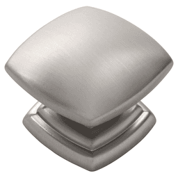 1-1/2" Euro-Contemporary Cabinet Knob, Stainless Steel Main - Image